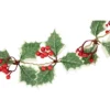 Northlight 3" X 3.25' Pre-Lit Holly And Berry Christmas Garland, Warm White LED Lights -Christmas Decorations GUEST 90a13639 3b1a 4226 9058 0398f00b24c7
