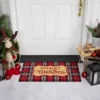 Northlight Red And Black Plaid "Merry Christmas" Rectangular Doormat 18" X 30" -Christmas Decorations GUEST 93bb5dac 8f13 423f 9082 42a67688354a