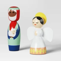 9pc Wood Christmas Nativity Scene Figurine Set - Wondershop™ -Christmas Decorations GUEST 9ac3d45f 3aac 40d7 868c 99e2e50bcf37