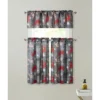 Kate Aurora Complete Plaid Christmas Reindeers Snowflakes 3 Pc Kitchen Curtain Tier And Valance Set - 56 In. W X 36 In. L -Christmas Decorations GUEST 9b9571ac 947f 42b7 9de6 84bd3ec0715c