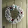24" Flocked Pine With Ornaments Artificial Christmas Wreath Green/Brights - Wondershop™ -Christmas Decorations GUEST 9d1e56de d8b6 4019 bd1f 9ff965ec8cb7