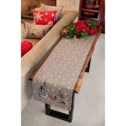 11.5"x18.5" White Christmas Lumbar Throw Pillow - Pillow Perfect 10 11.5"x18.5" White Christmas Lumbar Throw Pillow - Pillow Perfect -Christmas Decorations GUEST 9deefbd5 0354 45a4 a3e6 c5eff94f6e8b