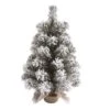 Transpac Artificial 18 In. Multicolor Christmas Snow Colorado Tree With Bagged Stand -Christmas Decorations GUEST a38084e0 2e20 4046 abce 4f3a67c39d93