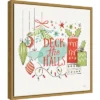 16" X 16" Deck The Halls Christmas Holly By Janelle Penner Framed Canvas Wall Art - Amanti Art 1 16" X 16" Deck The Halls Christmas Holly By Janelle Penner Framed Canvas Wall Art - Amanti Art -Christmas Decorations GUEST a3fe2a7c 4446 4b8c 8768 833654e6f26e