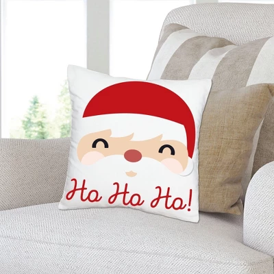 Big Dot Of Happiness Jolly Santa Claus - Christmas Party Home Decorative Canvas Cushion Case - Throw Pillow Cover - 16 X 16 Inches 3 Big Dot Of Happiness Jolly Santa Claus - Christmas Party Home Decorative Canvas Cushion Case - Throw Pillow Cover - 16 X 16 Inches