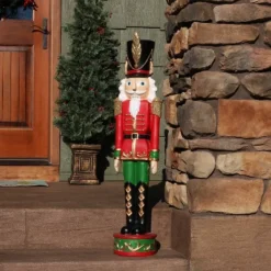 Sunnydaze Decor Sunnydaze Indoor/Outdoor Porch Or Living Room Polyresin Kristoff The Nutcracker Solider Christmas Holiday Decoration - 37" -Christmas Decorations GUEST aa7da09f 8455 41be a767 e593b6bd41b2