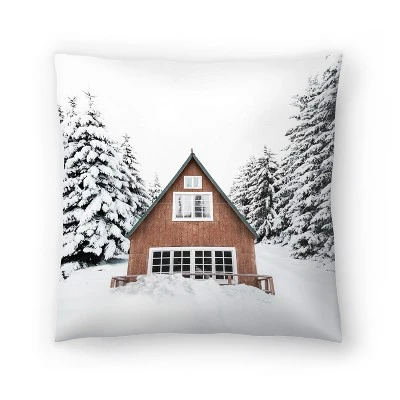 Snowy Cabin At Christmas By Tanya Shumkina Throw Pillow - Americanflat 8 Snowy Cabin At Christmas By Tanya Shumkina Throw Pillow - Americanflat - Image 6