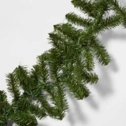 9' Pre-Lit Artificial Pine Christmas Garland Green With Multicolor Lights - Wondershop™