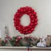 Northlight Red 3-Finish Shatterproof Ball Christmas Wreath, 36-Inch, Unlit 1 Northlight Red 3-Finish Shatterproof Ball Christmas Wreath, 36-Inch, Unlit -Christmas Decorations GUEST afbd2c6f a335 45dd 8e11 35997eb9cd77