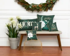 C&F Home Christmas Amaryllis Pillow
