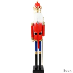 Sunnydaze Decor Sunnydaze Arnold The Strong Indoor Decorative Traditional Christmas Wooden Nutcracker Statue, 48-Inch -Christmas Decorations GUEST b1ab9fcf 5722 4fc2 bdd1 58346688aff4