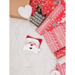 C&F Home 8" X 8" Happy Santa Hooked Petite Christmas Holiday Throw Pillow -Christmas Decorations GUEST b59c6177 693b 4614 9e74 5d47dc8ec42a