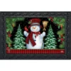 Red Checkered Snowman Winter Christmas Doormat 30" X 18" Indoor Outdoor Briarwood Lane -Christmas Decorations GUEST b758fb02 4d72 4ecd 9271 5c41c6bfc1e3