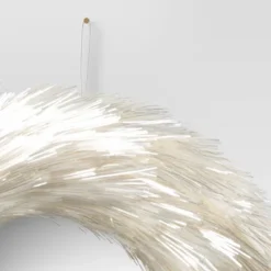 17" Shimmering Tinsel Christmas Decorative Wreath White - Wondershop™ -Christmas Decorations GUEST b75952c0 efd7 4147 ba6f 2bcb6f14c87a