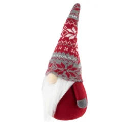 Northlight 12" Red And Gray Standing Gnome With Nordic Hat Christmas Decoration 12 Northlight 12" Red And Gray Standing Gnome With Nordic Hat Christmas Decoration -Christmas Decorations GUEST bcf935db aff3 4b33 909e 5960ee77a047