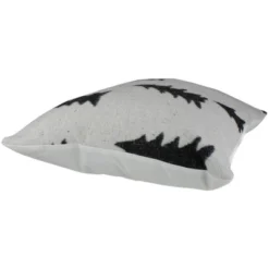 Northlight 18" White And Black Forest Trees Knit Christmas Throw Pillow -Christmas Decorations GUEST bd1f884a d2b8 4bd2 a18d 4d5e9af72083