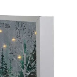 Northlight LED Lighted Let It Snow Winter Forest Christmas Canvas Wall Art 10" X 10" 7 Northlight LED Lighted Let It Snow Winter Forest Christmas Canvas Wall Art 10" X 10" -Christmas Decorations GUEST bd202c11 0e21 430a a428 dc833b3169c9