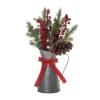 Transpac Artificial 19 In. Multicolored Christmas Twig Berry Eucalyptus Pitcher Arrangement -Christmas Decorations GUEST bd78f19b 5d5b 4a41 9c33 b10397ec17f3