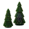 Christmas 6.5" Dotted Tree Candles Green Ornaments One Hundred 80 Degree - Flame Candles -Christmas Decorations GUEST bf298b54 3381 4640 bcdb 2e29b6c62616