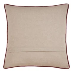 Saro Lifestyle Merry Christmas Decorative Pillow Cover, Natural, 18"