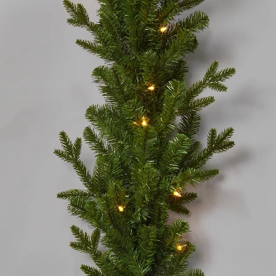 18ft Pre-lit Natural Artificial Christmas Garland Clear Lights - Wondershop™ 4 18ft Pre-lit Natural Artificial Christmas Garland Clear Lights - Wondershop™ - Image 2