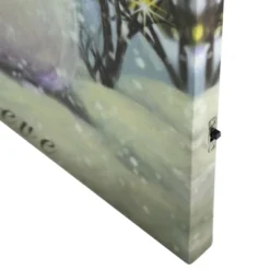 Northlight LED Lighted Snowman And Bird Friends Christmas Canvas Wall Art 15.75" X 11.75" -Christmas Decorations GUEST c3821505 b06b 421a 8a28 bf0a4005e8ba