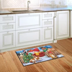 Barnyard Snowman Christmas Doormat Dog Horse Cow Calf 30" X 18" Briarwood Lane -Christmas Decorations GUEST c6d0f236 dd69 4025 b0ab 76401f852566