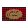 Evergreen Buffalo Check Christmas Indoor Outdoor Natural Coir Doormat 1'4"x2'4" Red -Christmas Decorations GUEST c7dab630 0f8e 4101 9c78 2a1361b9a43e