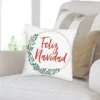 Big Dot Of Happiness Feliz Navidad - Holiday And Spanish Christmas Party Home Decorative Canvas Cushion Case - Throw Pillow Cover - 16 X 16 Inches -Christmas Decorations GUEST d55cbd74 d58e 4725 b220 d609f23d8a4c