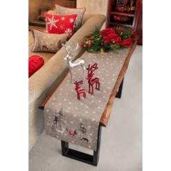 11.5"x18.5" White Christmas Lumbar Throw Pillow - Pillow Perfect 9 11.5"x18.5" White Christmas Lumbar Throw Pillow - Pillow Perfect -Christmas Decorations GUEST d87c3b10 64ff 4ccb bead 984de650078c