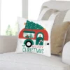 Big Dot Of Happiness Camper Christmas - Red And Green Holiday Party Home Decorative Canvas Cushion Case - Throw Pillow Cover - 16 X 16 Inches -Christmas Decorations GUEST dca69410 62af 41b3 a11e 5fac8d6a0e19