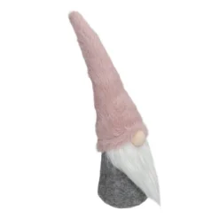 Northlight 11" Pink And Gray Standing Gnome Christmas Decoration -Christmas Decorations GUEST de8eb528 d8b5 4e96 ab02 a446b6b837e0