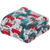 Noble House Christmas Festive And Cheery Holiday Super Soft Ultra Comfy Microplush Throw Blanket 50"x60" -Christmas Decorations GUEST e312c438 b2d7 41b3 a507 074bf4ae811d