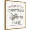 16" X 20" Christmas Tree Farm Sign By Wild Apple Portfolio Framed Canvas Wall Art - Amanti Art -Christmas Decorations GUEST e330a444 02ea 4cf6 b809 8659ed7927ef