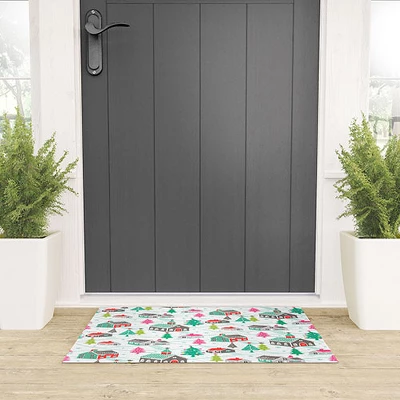 Wendy Kendall Christmas Town Looped Vinyl Welcome Mat - Society6 3 Wendy Kendall Christmas Town Looped Vinyl Welcome Mat - Society6