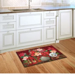 Christmas Poinsettia Doormat 30" X 18" Indoor Outdoor Briarwood Lane -Christmas Decorations GUEST ef79c846 7f36 412c 946e a5bf10948d27