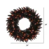 Vickerman Black Artificial Christmas Wreath