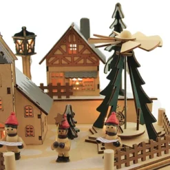 Christmas Led Windmill Village - One Lit Village Figurine 11.5 Inches - Christmas Church Carolers - 134127 - Wood - Beige 7 Christmas Led Windmill Village - One Lit Village Figurine 11.5 Inches - Christmas Church Carolers - 134127 - Wood - Beige -Christmas Decorations GUEST f387a273 9893 4b85 a3e1 bf9cfb3fa8eb