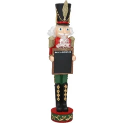 Sunnydaze Decor Sunnydaze Indoor/Outdoor Porch Or Living Room Polyresin Friedrich The Nutcracker With Sign Christmas Holiday Decoration - 36" -Christmas Decorations GUEST f3c37c2f 6087 4eb6 b9c9 4d6eb07d01eb