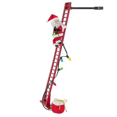 Mr. Christmas Super Climbing Santa Animated Musical Christmas Decoration 3 Mr. Christmas Super Climbing Santa Animated Musical Christmas Decoration