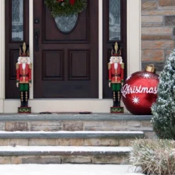 Sunnydaze Decor Sunnydaze Indoor/Outdoor Porch Or Living Room Polyresin Kristoff The Nutcracker Solider Christmas Holiday Decoration - 37" -Christmas Decorations GUEST f81659d3 2c26 411c 9e09 5371c2d75974