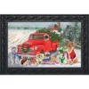 Briarwood Lane Holiday Dogs Christmas Doormat Pickup Truck Humor Indoor Outdoor 30" X 18" -Christmas Decorations GUEST f86d23ae 619a 46a2 96c9 ed959e217c59