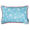 12"x18" Merry Christmas Lumbar Throw Pillow Blue - Pillow Perfect 2 12"x18" Merry Christmas Lumbar Throw Pillow Blue - Pillow Perfect -Christmas Decorations GUEST fecf8b9e a278 4a0b b7da 5f979d4a33dd