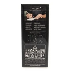 Christmas 5.75" White Tree And Bunnies Snowy Hand Paited Flatyz Candles - Flame Candles